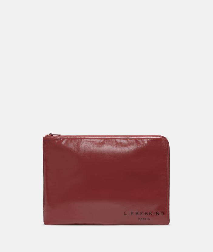 Laptop Case aus folierter Baumwolle - rot | liebeskind berlin