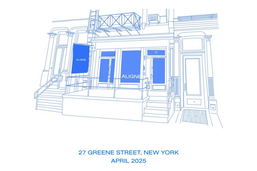 Rendering of Aligne’s pop-up store in New York City