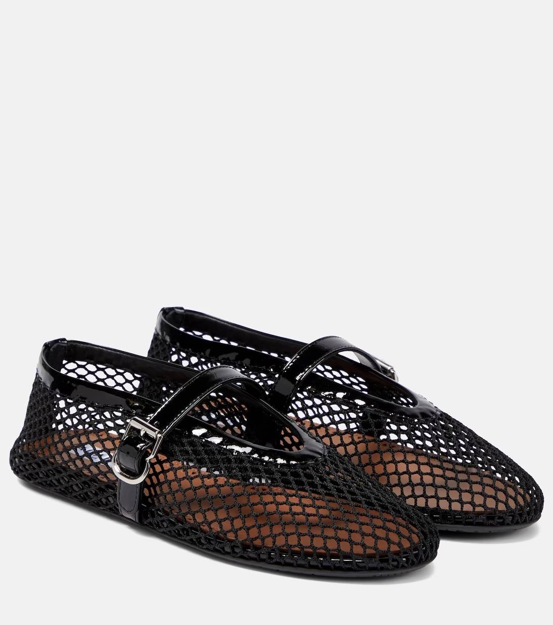 Alaia fishnet flats