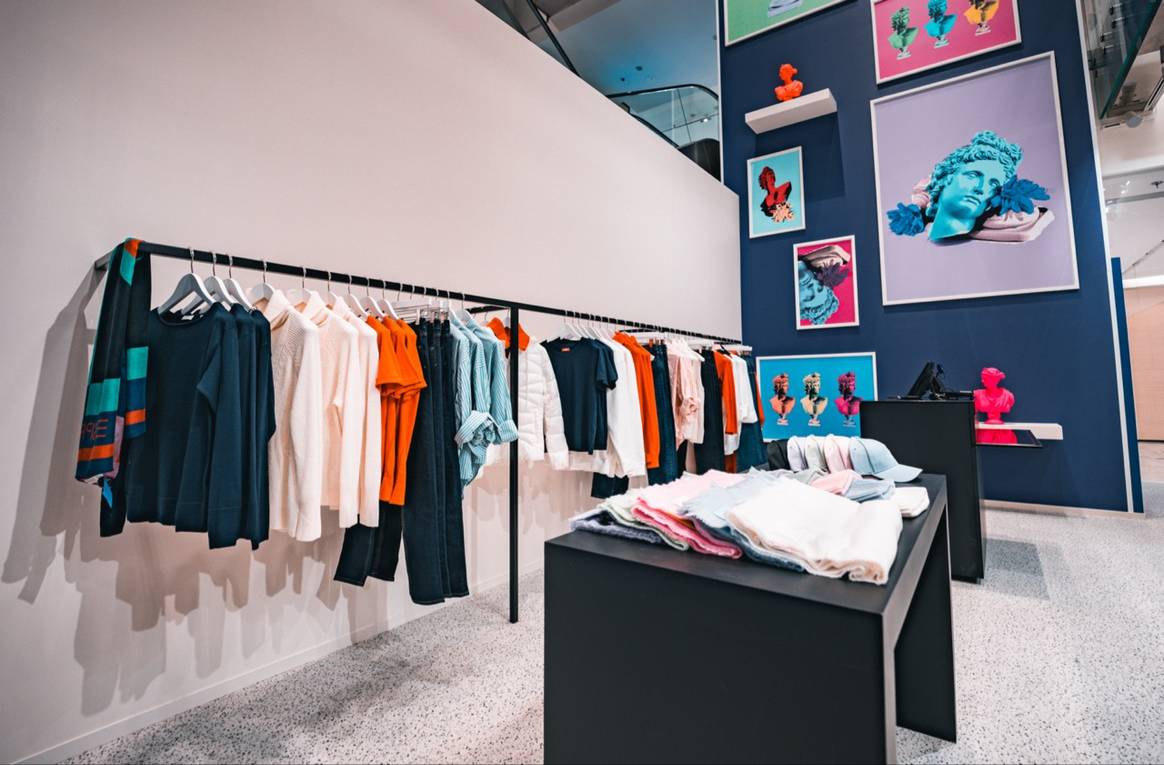 Pop-up Esprit au Printemps Haussmann