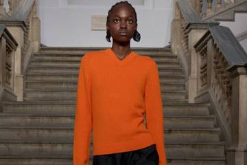 LFW: per Emilia Wickstead abiti e pantaloni morbidi