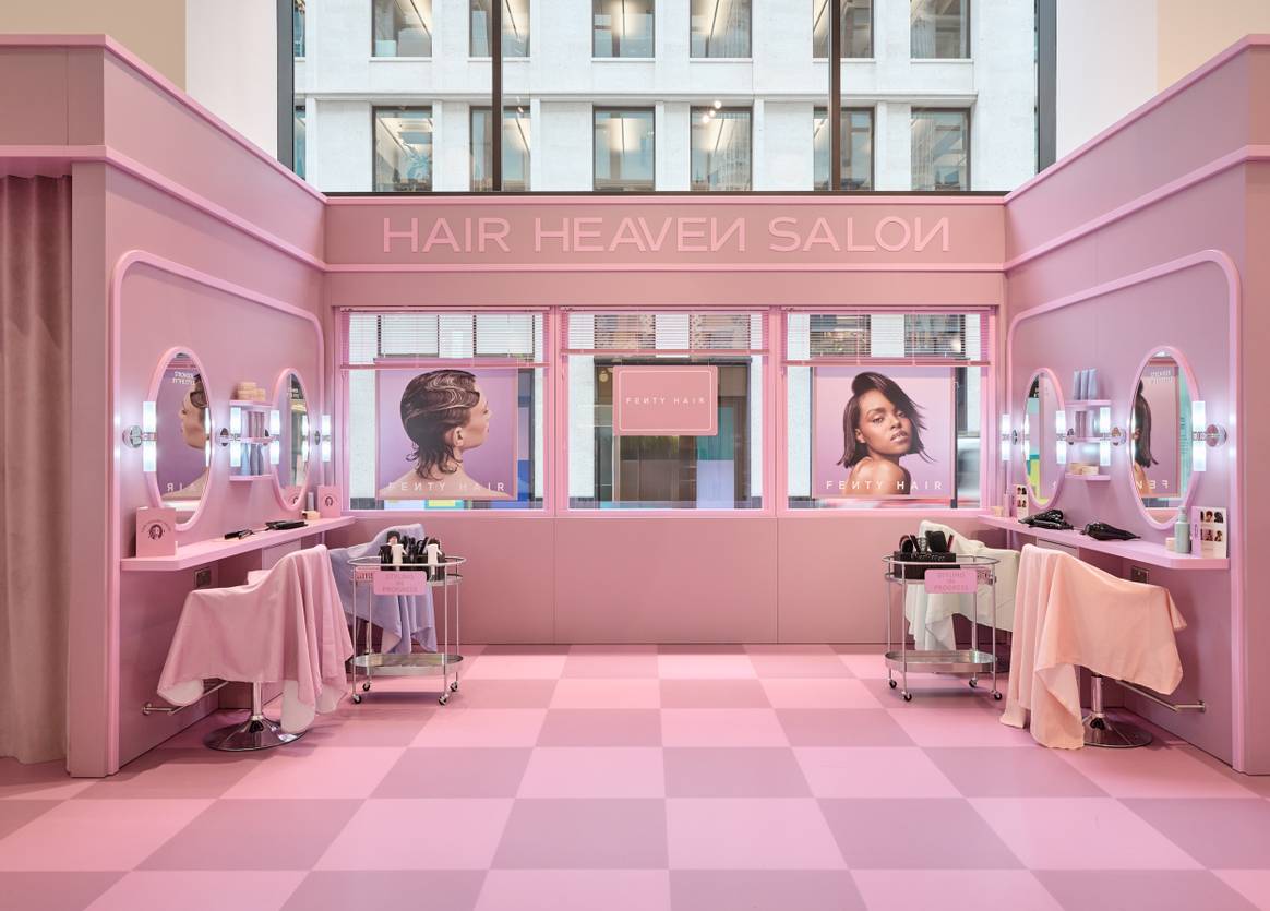 Fenty Hair ‘Mane Street’ pop-up at Selfridges Corner Shop