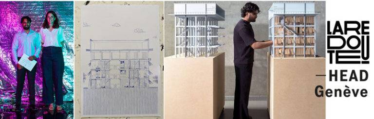 Kevin Chellakudam reçoit le prix La Redoute x La HEAD Genève dans la catégorie Architecture d’Intérieur.