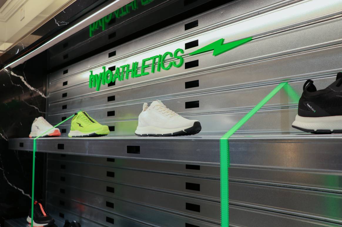 Image: Hylo Athletics; pop-up at Harrods