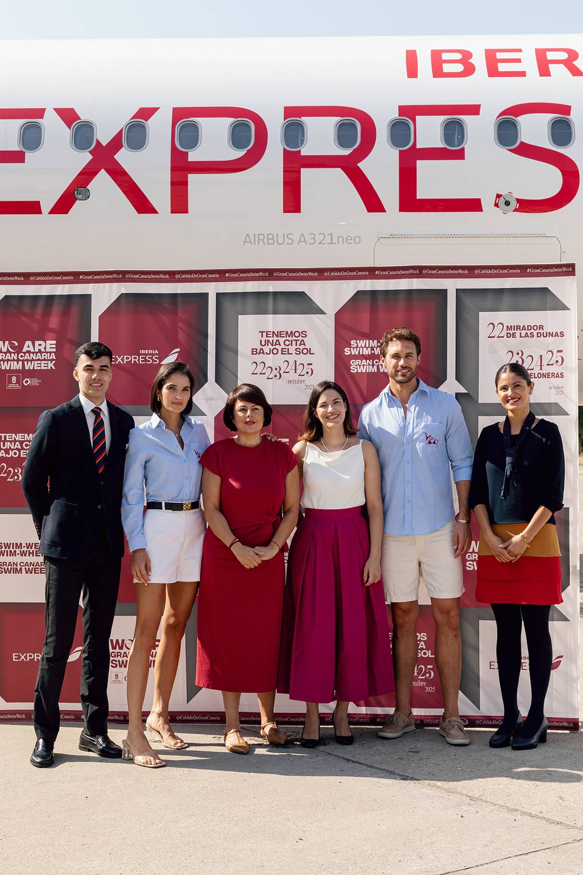 Presentación en Madrid de la edición de 2025 de Gran Canaria Swim Week, el 9 de julio de 2025.
