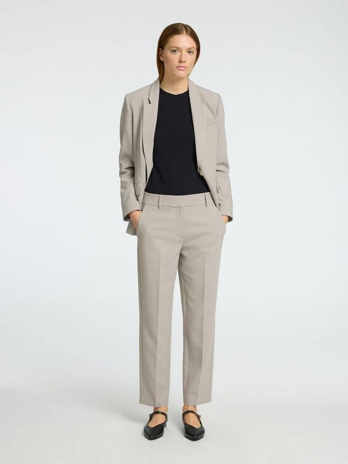 Cropped Tapered Fit Broek | Selected-Femme