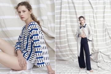 Vanessa Schindler présente sa collection capsule pour Petit Bateau