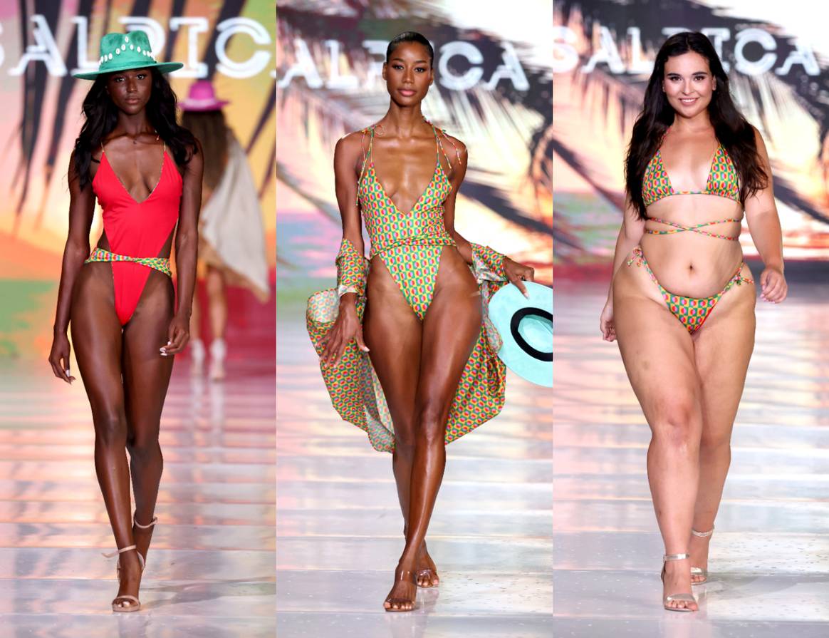 Looks from Salpica's Miami Swim Week show.