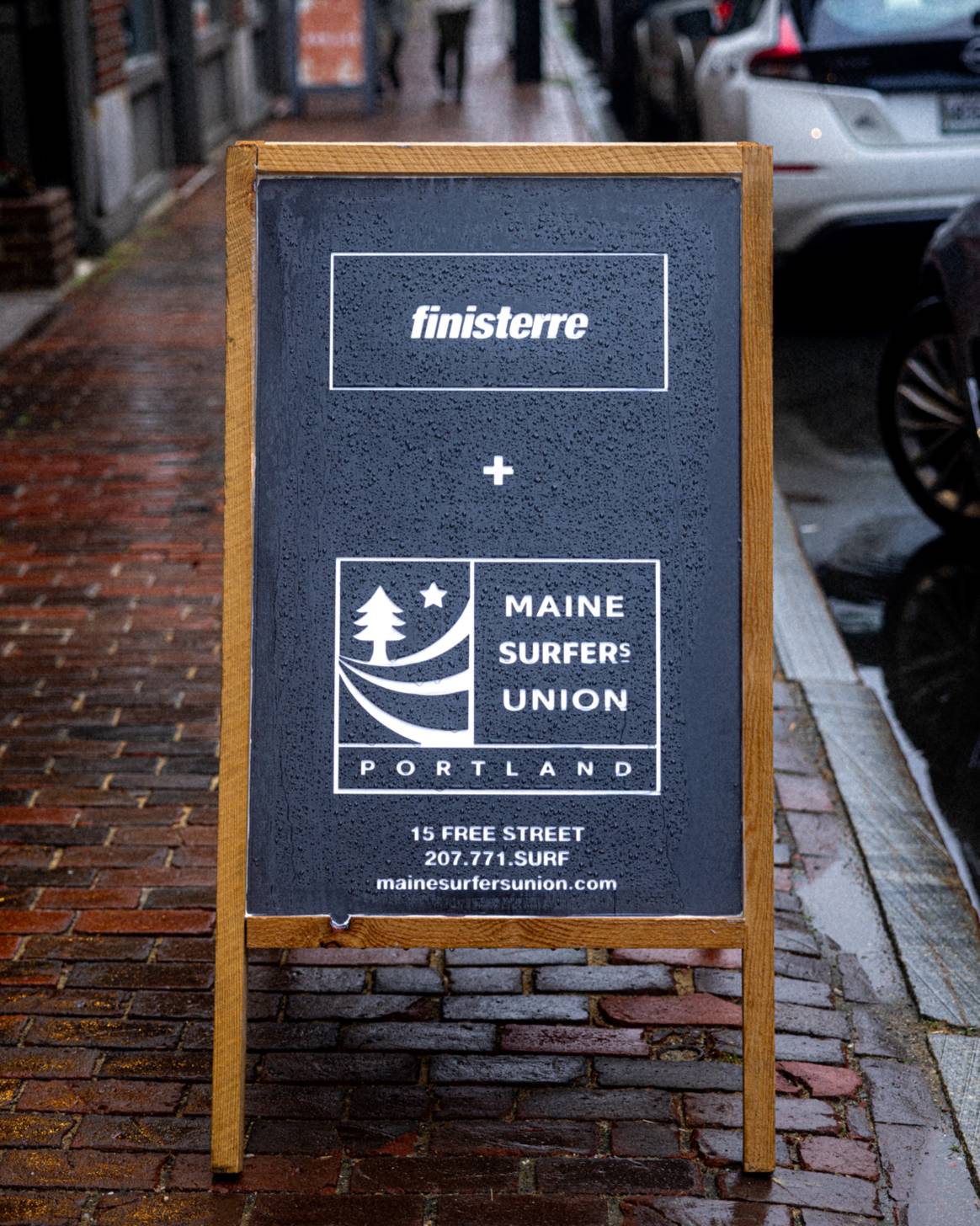 Finisterre retail store in partnership with Maine Surfers Union in Portland, Maine