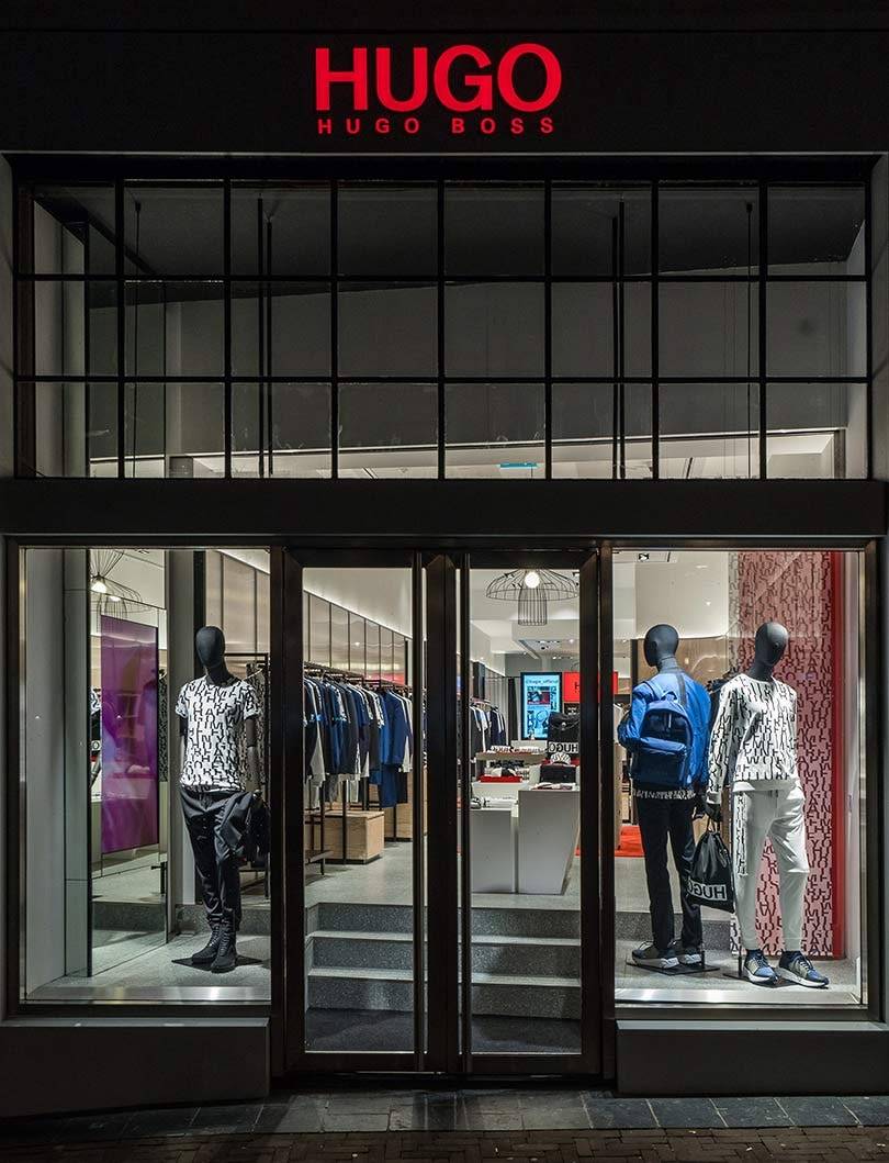 Kijken: De eerste Nederlandse winkel van Hugo Boss zuster label Hugo