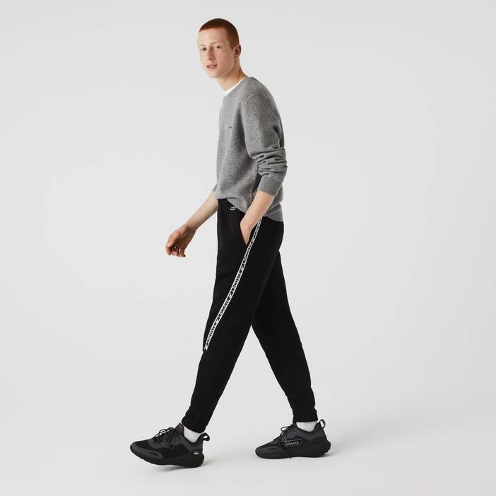 Herren Lacoste trainingshose mit bedruckten Streifen | Lacoste