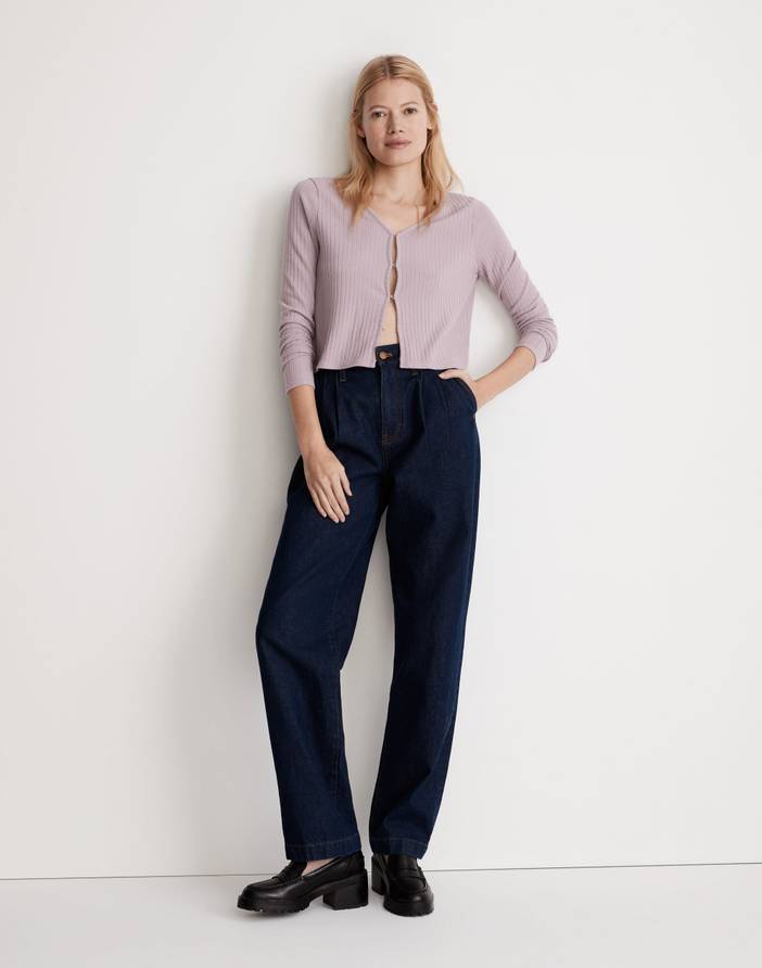 Ribbed Crop Cardigan | Madewell