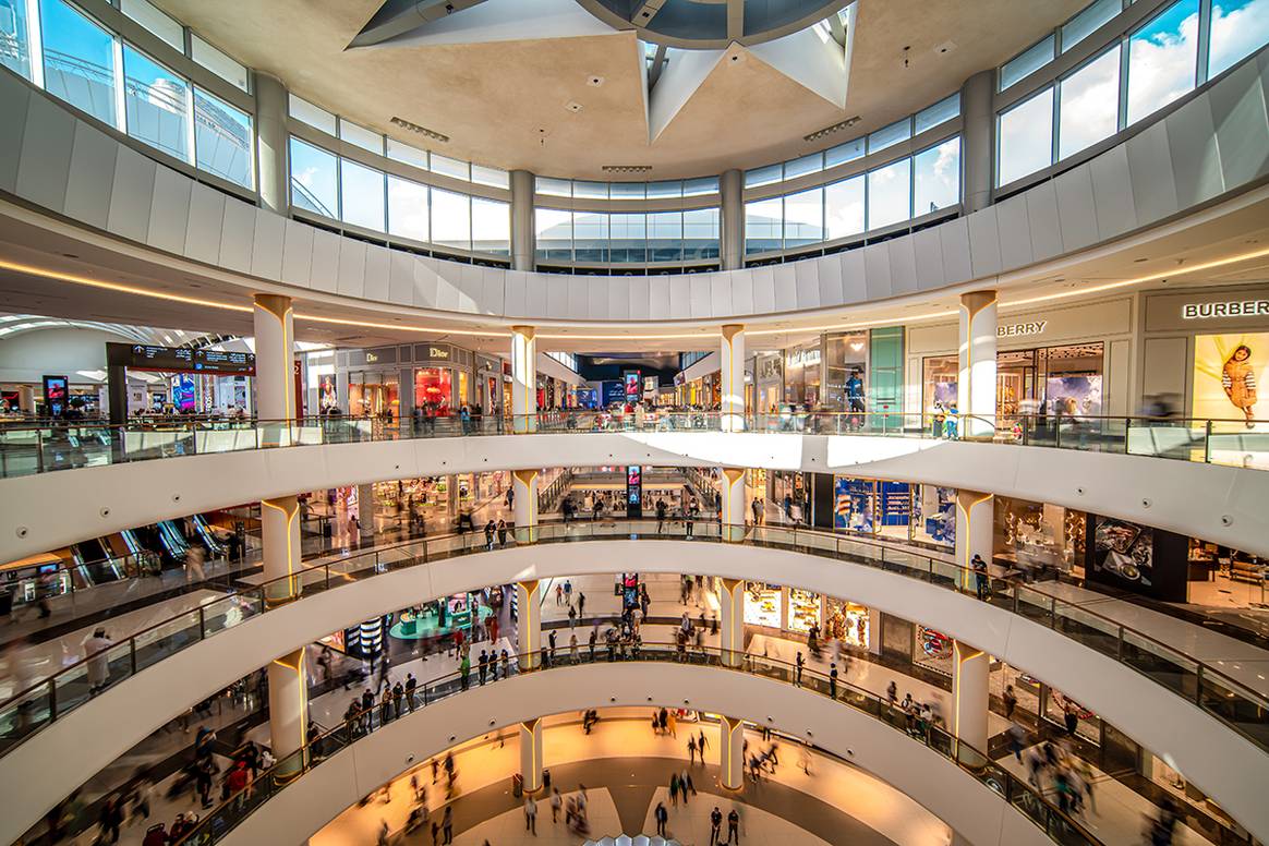 Centro comercial The Dubai Mall de Dubái (Emiratos Árabes Unidos).