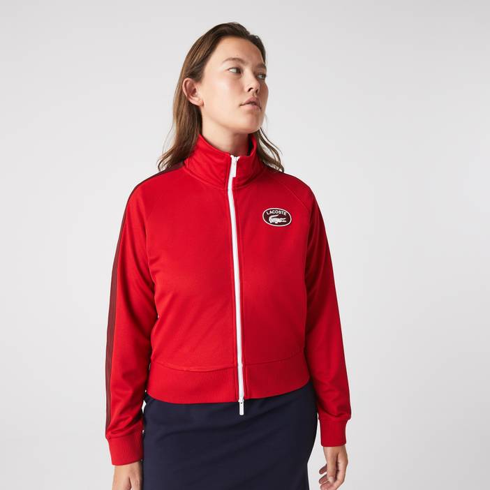 Damen Lacoste Sweatshirt mit Lacoste Aufnäher | Lacoste