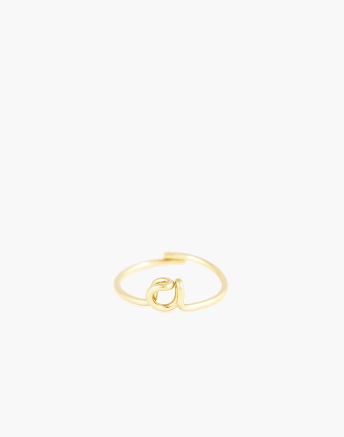 Atelier Paulin™ Poetic Letter Ring | Madewell
