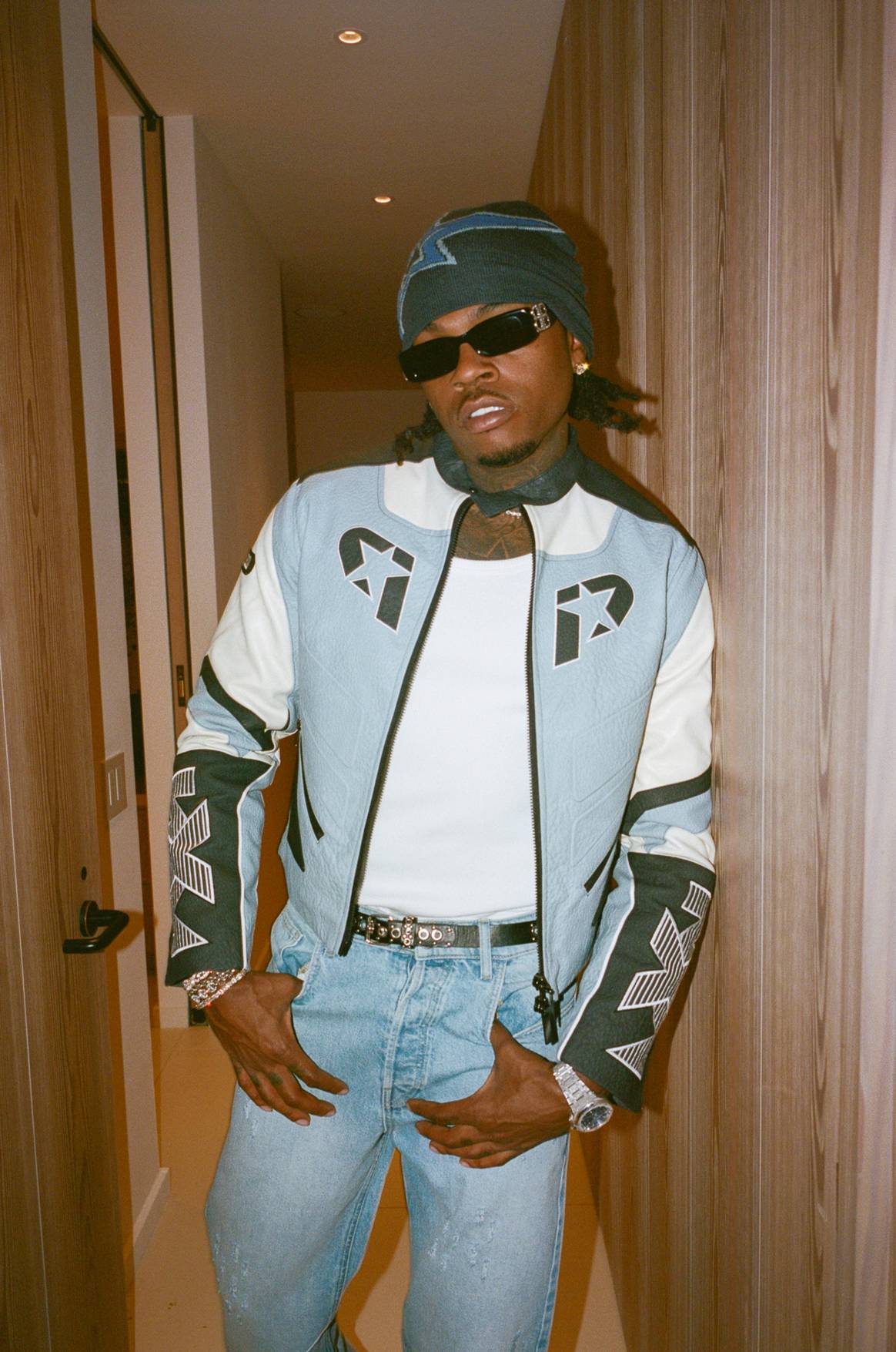 P by Gunna exclusive to BoohooMan campaign image