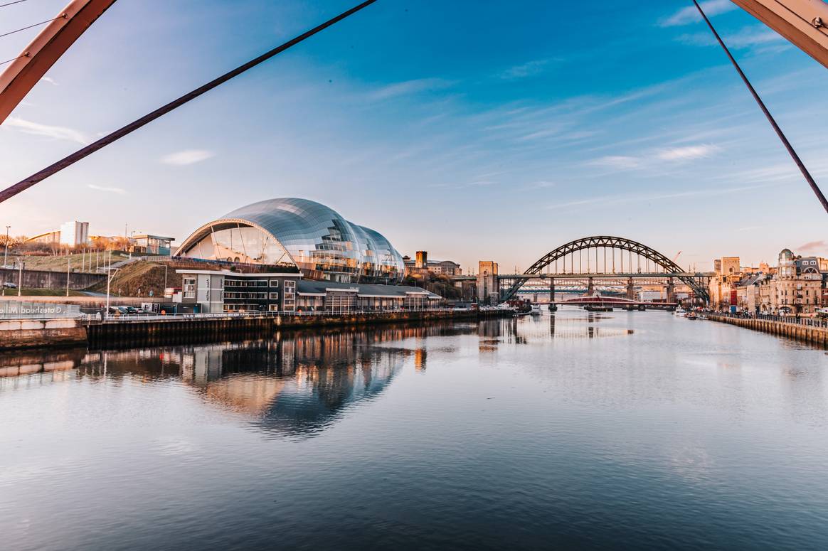 Newcastle Upon Tyne, rivier de Tyne. Afbeelding:
Unsplash