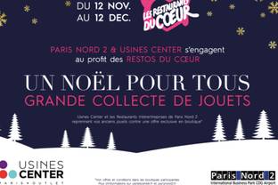 « Un Noël pour tous » : Usines Center soutient les Restos du Coeur