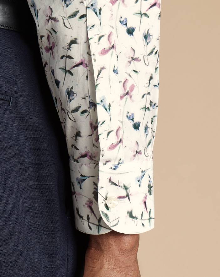 Men's Charles Tyrwhitt Made With Liberty Fabric Semi-Cutaway Floral Shirt | Charles Tyrwhitt