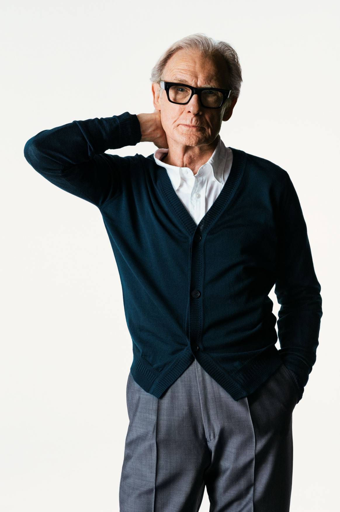 Bill Nighy for John Smedley capsule collection campaign