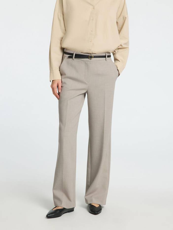 Tailored Wide Leg Broek | Selected-Femme