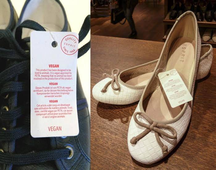 Esprit expands 'Peta-Approved Vegan' footwear line