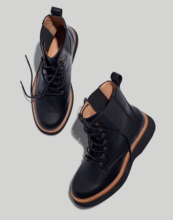 The Helen Platform Chelsea Boot in Leather | Madewell