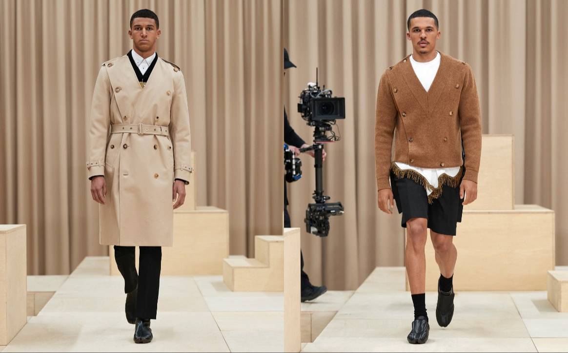Burberry presenta una collezione focalizzata sull'uomo durante la Lfw