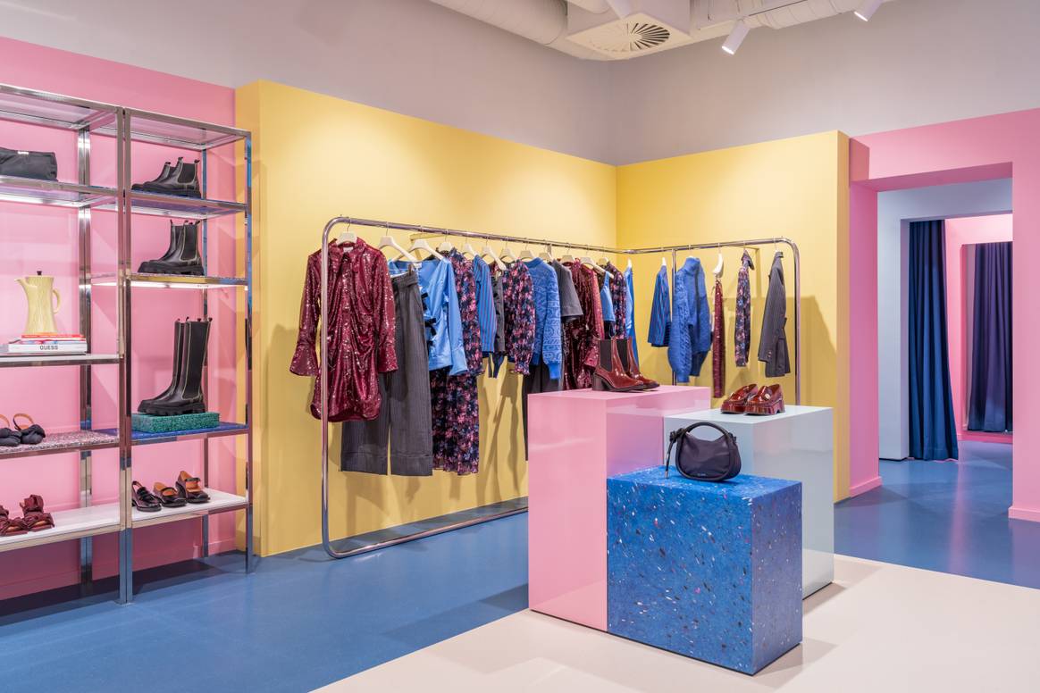 Ganni Flagship in Berlin. Foto: Ganni