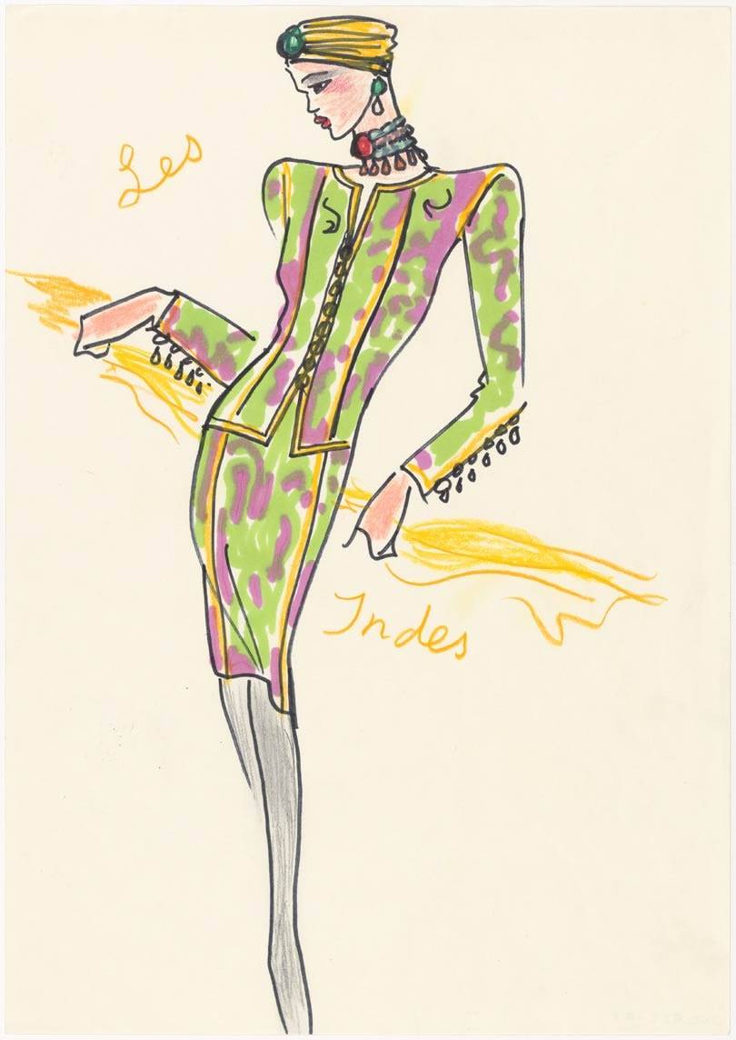The dreamed Asia of Yves Saint Laurent: when imagination and reality become one