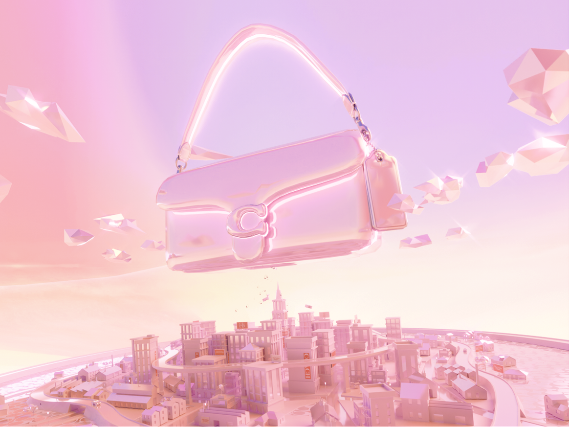 Zero10 y Coach lanzan Tabby Bag digital durante MVFW. Imagen: Zero10