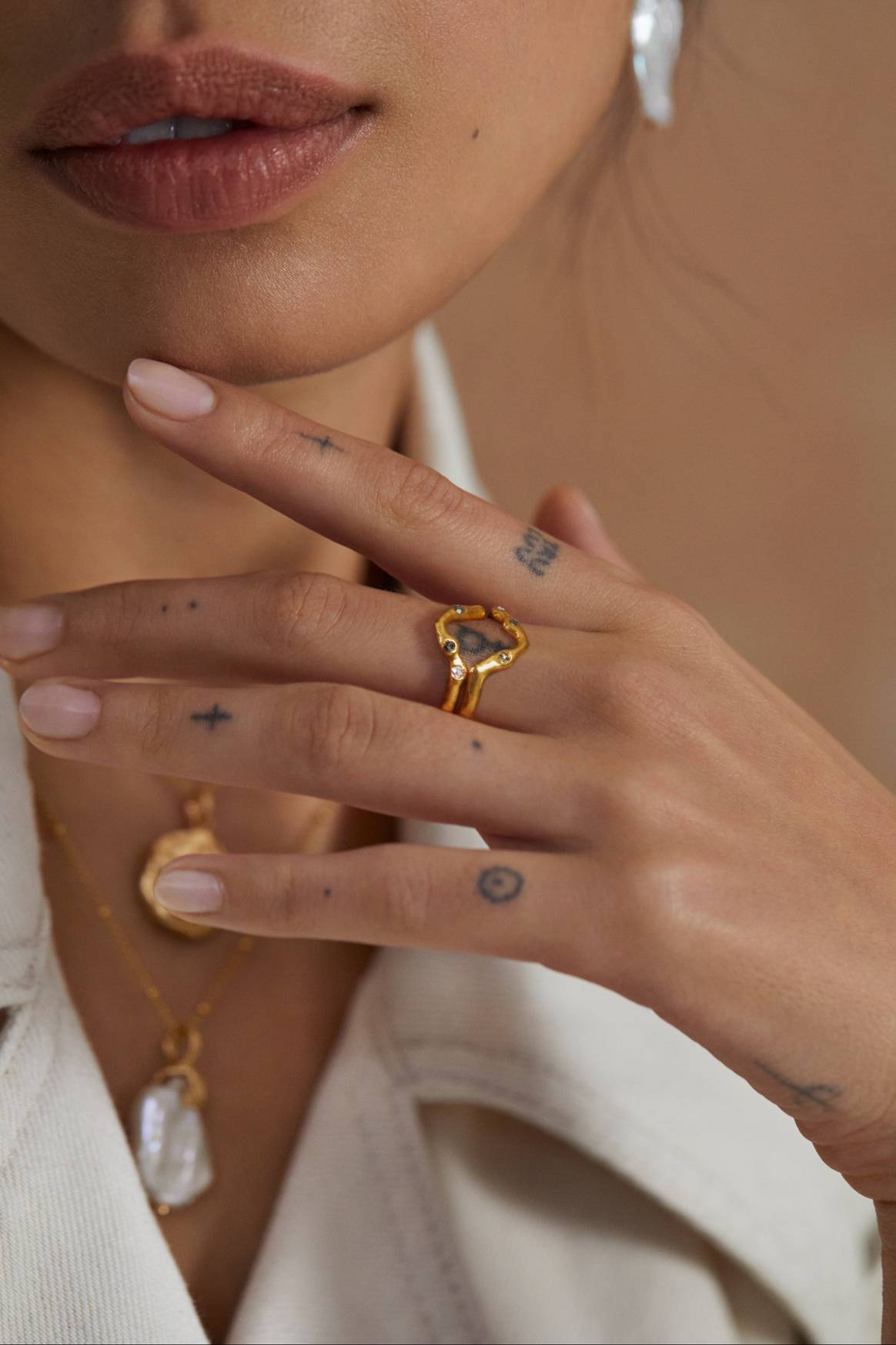 Image: Monica Vinader; Monica Vinader x Mother of Pearl