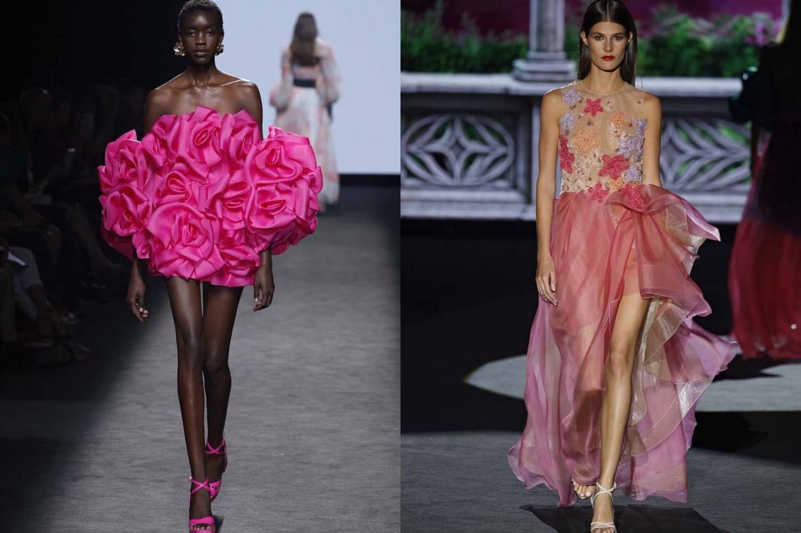Imágenes colección SS23 de Isabel Sanchis y Hannibal Laguna en MBFW Madrid, por cortesía de Ifema
