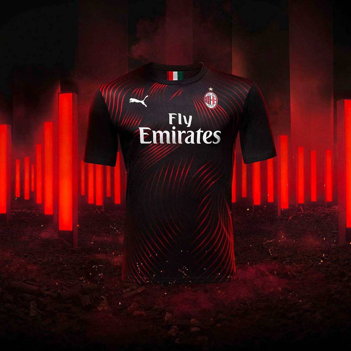 Puma dévoile le nouveau maillot du Milan AC