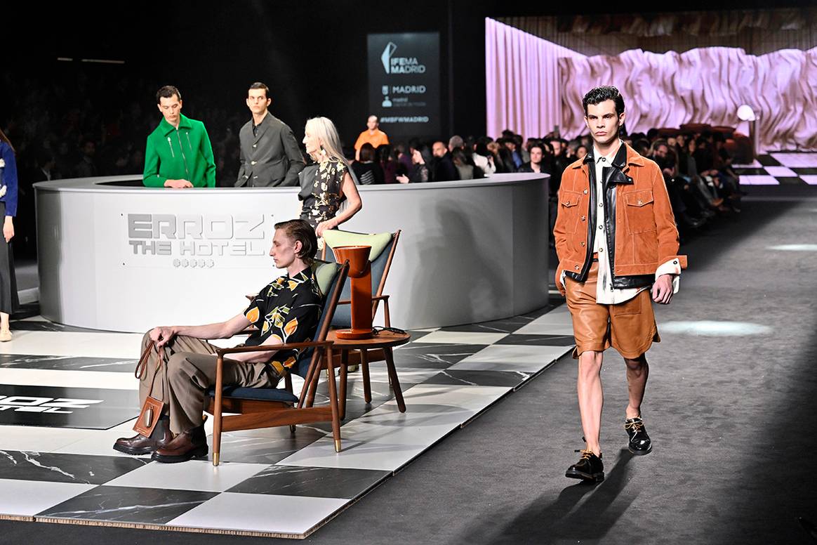 Desfile de Erroz durante la 81ª edición de MBFW Madrid de febrero de 2025.