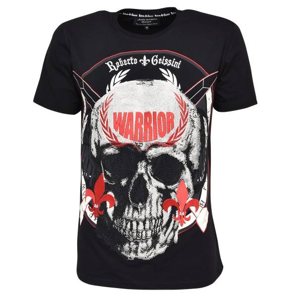 HERREN TOTENKOPF T-SHIRT WARRIOR | Roberto Geissini