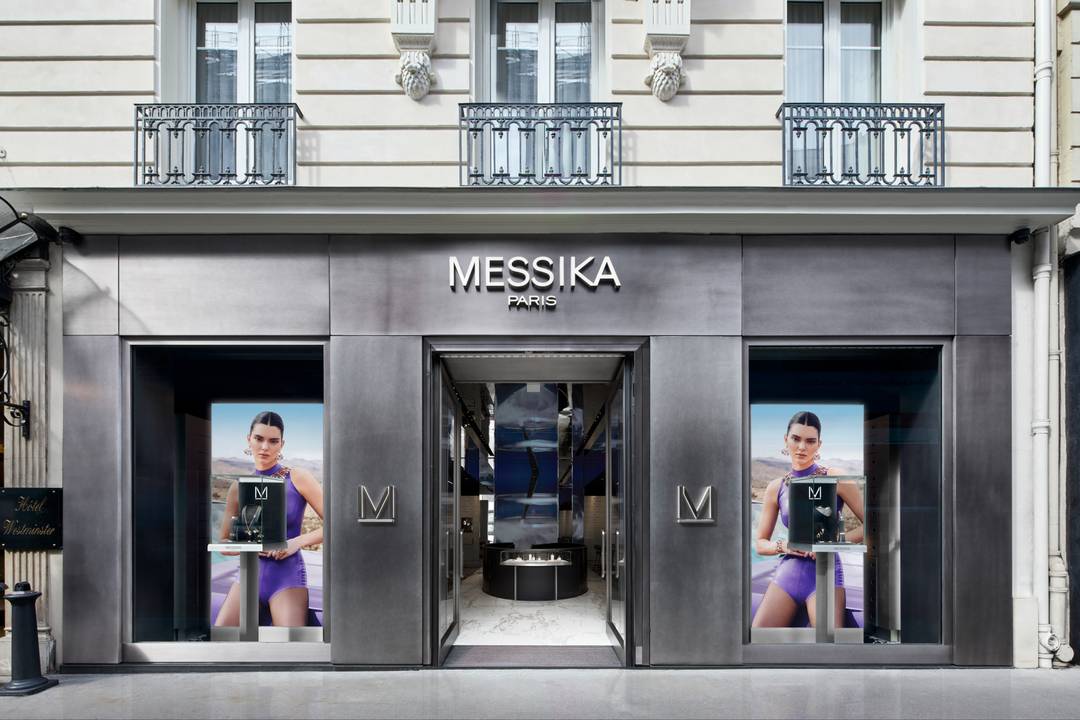 Façade de la boutique Messika à Paris située 13 rue de la Paix