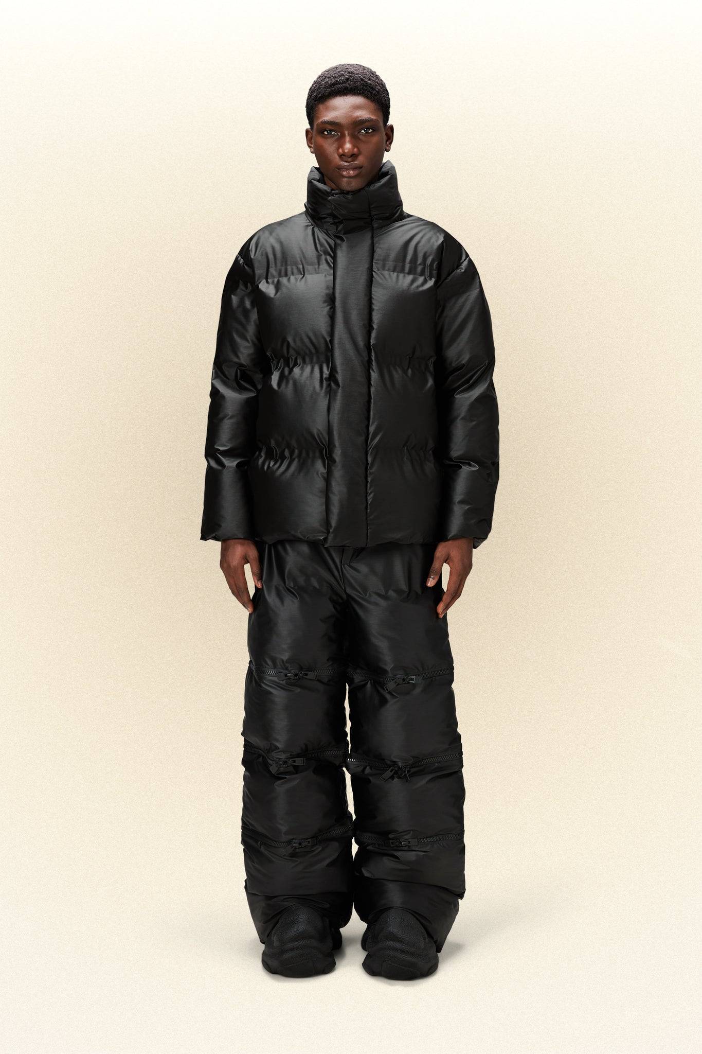 Bator Puffer Jacket - Black | Rains