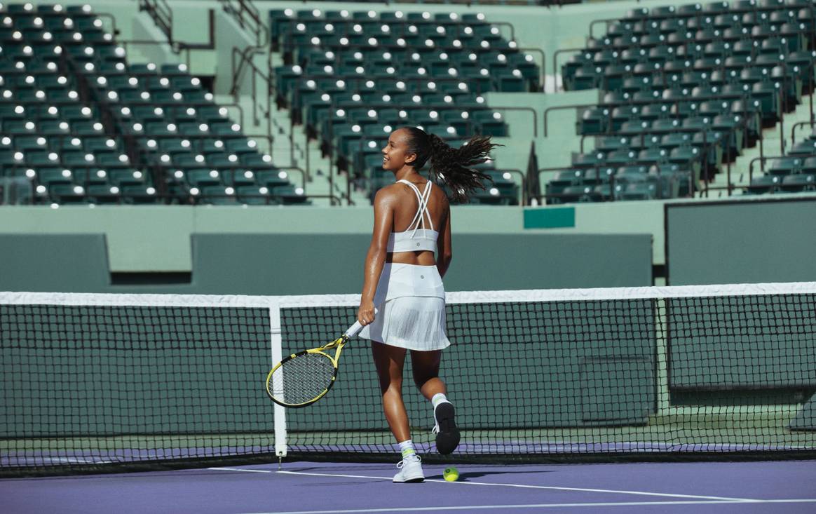 Image: Lululemon; Leylah Fernandez
