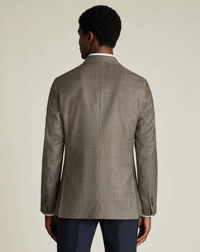 Men's Charles Tyrwhitt Luxury Italian Checkered na Jacket | Charles Tyrwhitt