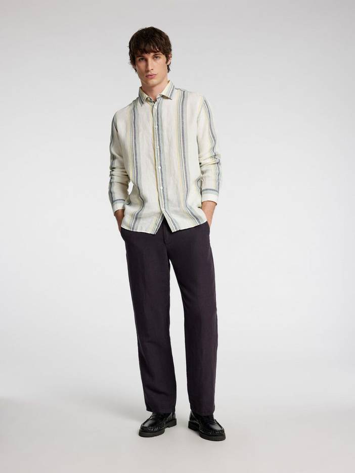 220 Loose Fit Broek Van Linnenblend | Selected Homme