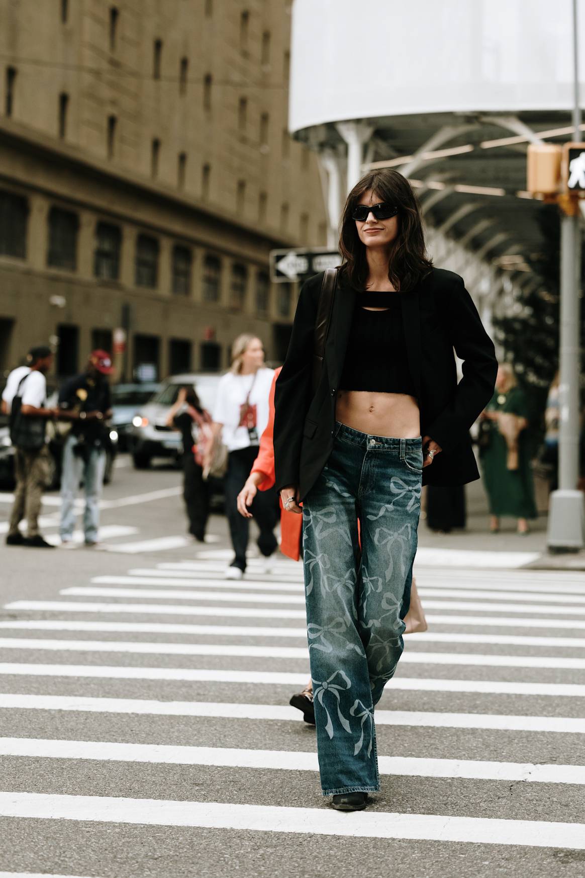 NYFW SS25 street style (el estilo de la calle).