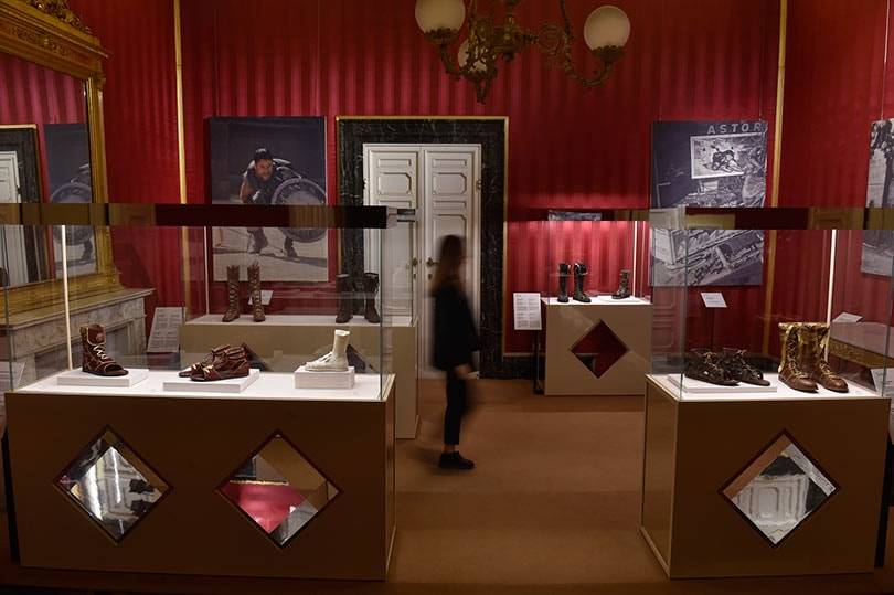 Les sandales de la Rome Antique s'exposent au Palais Pitti de Florence