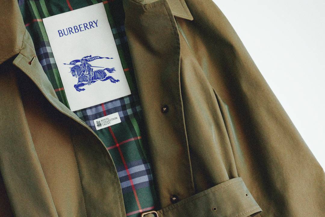Burberry capsule in collaboration with the Royal Collection Trust