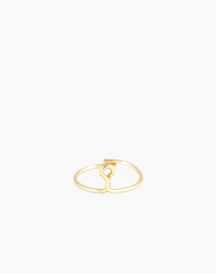 Atelier Paulin™ Poetic Letter Ring | Madewell