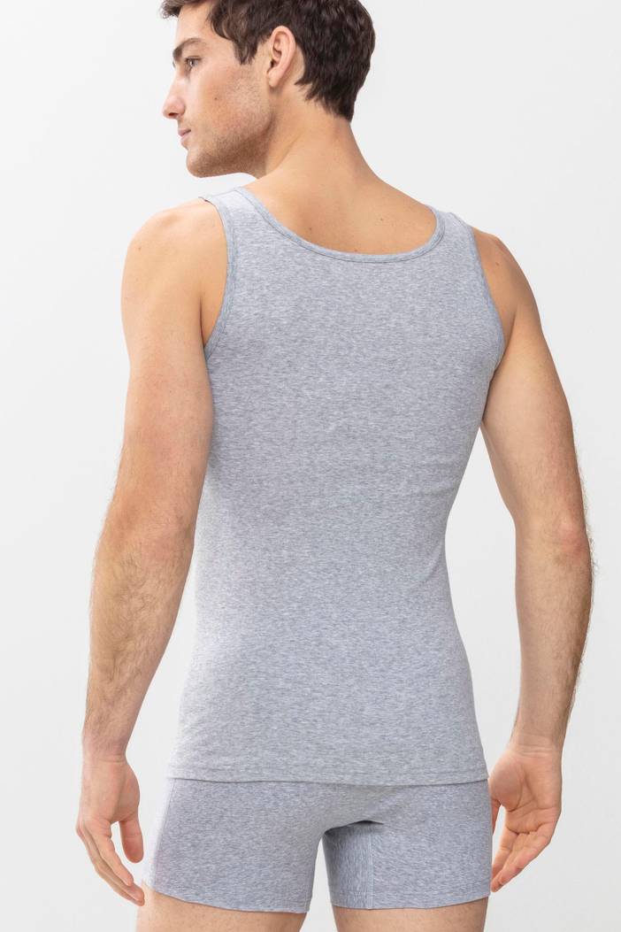 Athletic-Shirt Serie Casual Cotton Schwarz | Mey