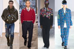 FW25-trends voor mannen: Badges en patches