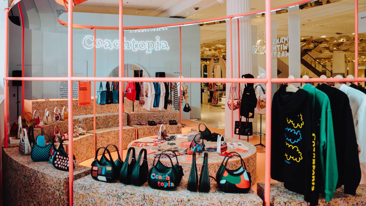 Coach's Coachtopia pop-up store at Selfridges. Image: Selfridges