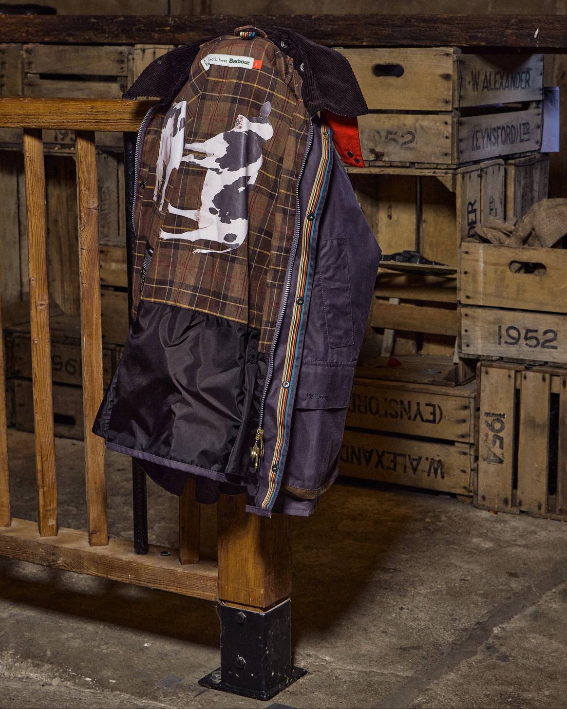 Paul Smith Loves Barbour collaboration campaign