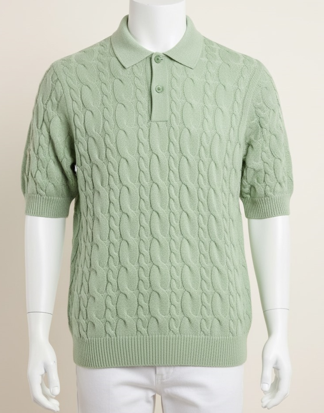 Men's polo Neck sweater.